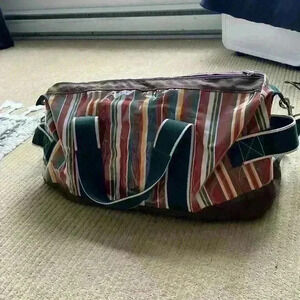 Carry On Travel Duffle Bag with shoulder strap, large bag gym bag.